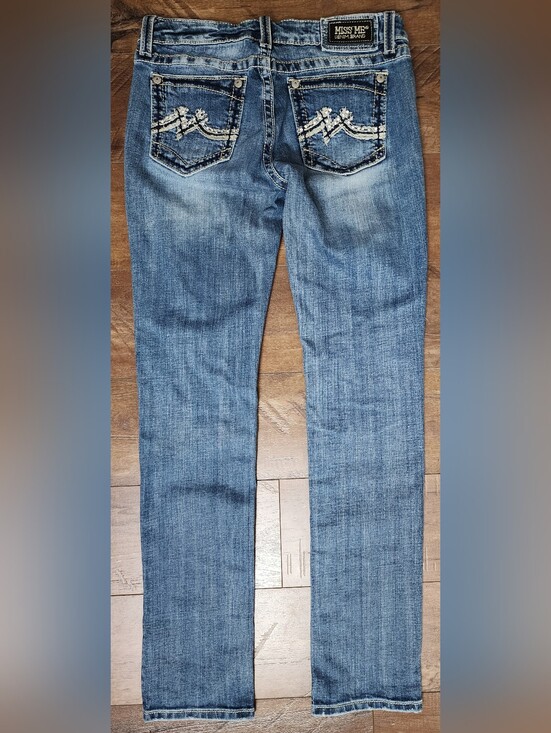 Miss Me Denim - Miss Me Skinny Jeans, Size 30 × 33" Inseam